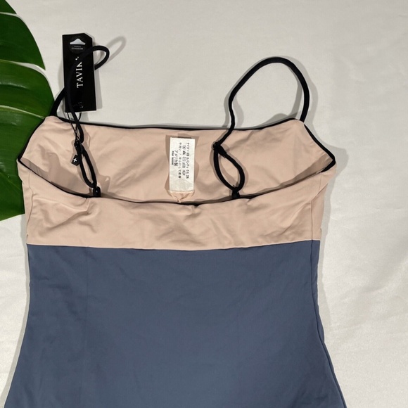 NWT‎ Tavik [ Small ] Scarlett Color blocked One-Piece Swimsuit Indigo - Picture 7 of 10